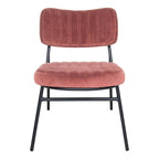 Set of 2 Velvet Accent Chairs with Velvet Upholstery & Sturdy Metal Frame for Home Office Lounge Living Room