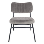 Set of 2 Velvet Accent Chairs with Velvet Upholstery & Sturdy Metal Frame for Home Office Lounge Living Room