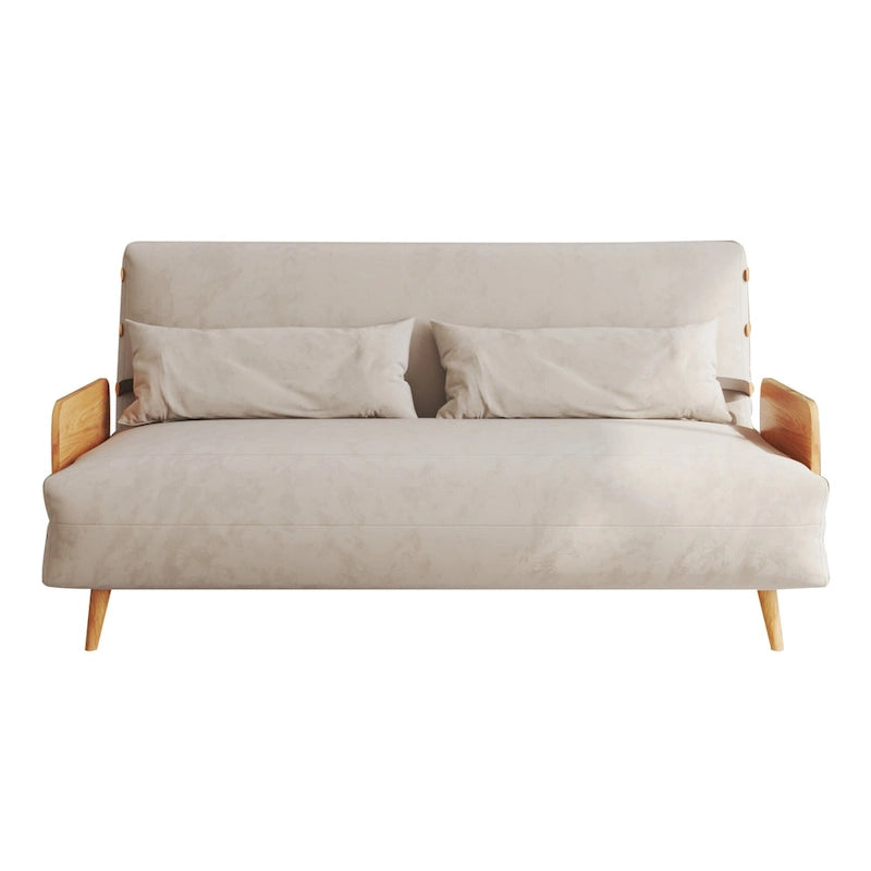 59.1 Modern Upholstered Sofa Bed