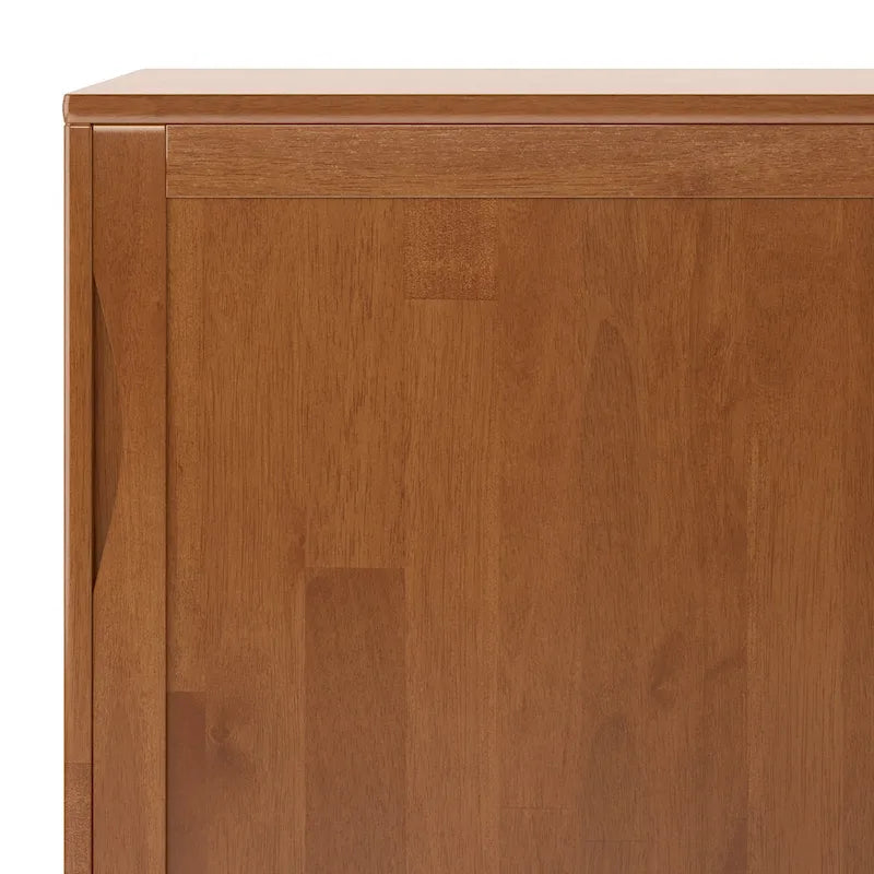 SOLID HARDWOOD 48 inch Wide Mid Century Modern Medium Storage Cabinet - 48w x 17d x 42 h