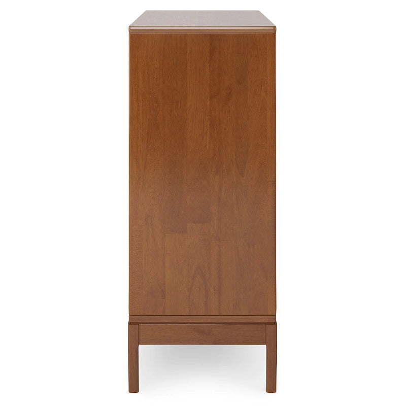 SOLID HARDWOOD 48 inch Wide Mid Century Modern Medium Storage Cabinet - 48w x 17d x 42 h