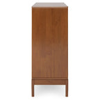 SOLID HARDWOOD 48 inch Wide Mid Century Modern Medium Storage Cabinet - 48w x 17d x 42 h