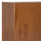 SOLID HARDWOOD 48 inch Wide Mid Century Modern Medium Storage Cabinet - 48w x 17d x 42 h