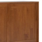 SOLID HARDWOOD 48 inch Wide Mid Century Modern Medium Storage Cabinet - 48w x 17d x 42 h