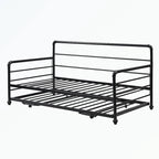 Twin Size Daybed with Adjustable Trundle