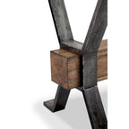Industrial Reclaimed Rectangular End Table
