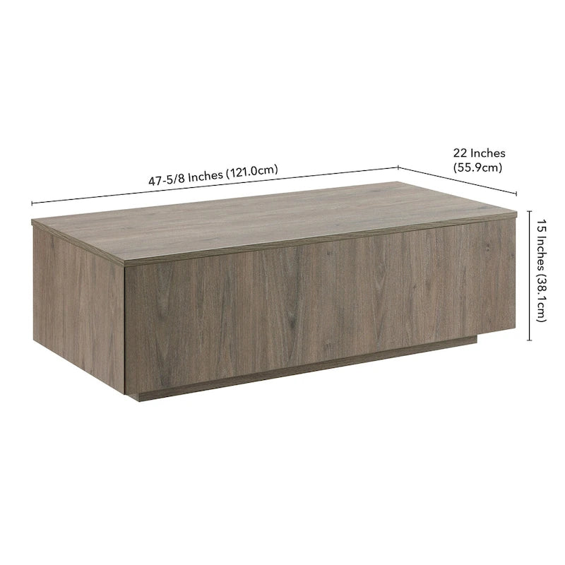 48 Wide Rectangular Coffee Table - 47.5 Wide
