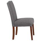 Parsons Chair with Silver Nailhead Trim (Set of 2)