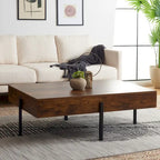 SAFAVIEH Tawnee Coffee Table - 47 W x 30 D x 16 H - 47Wx30Dx16H