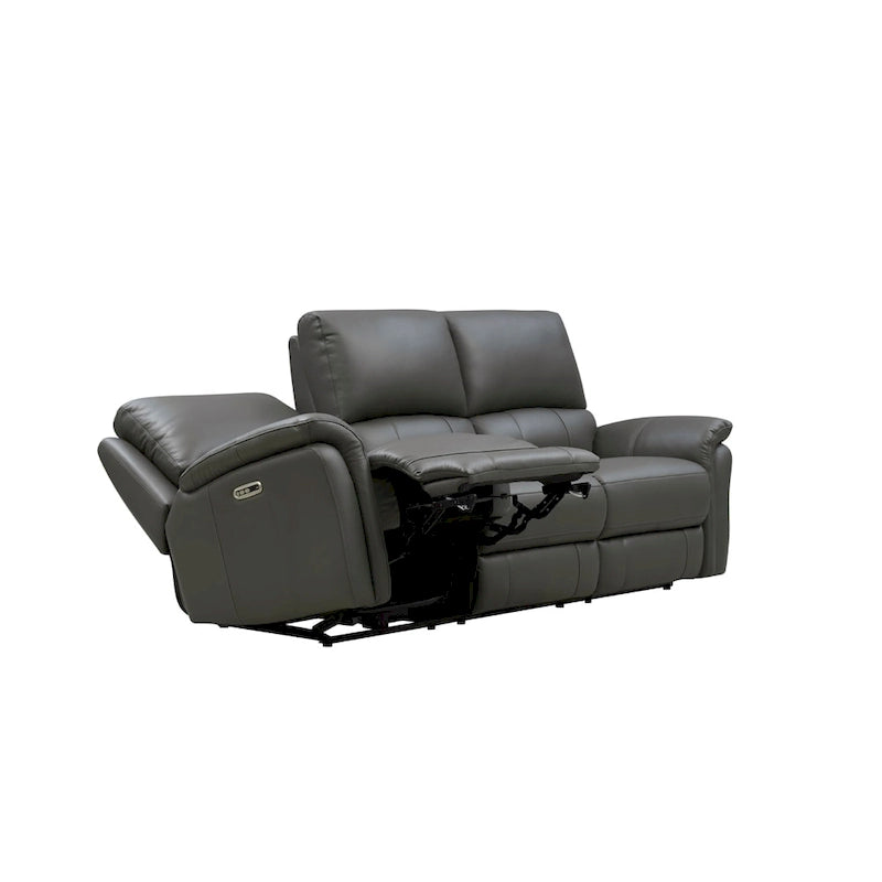 Zero Gravity Power Recline and Headrest Top Grain Leather Sofa, Loveseat and Recliner
