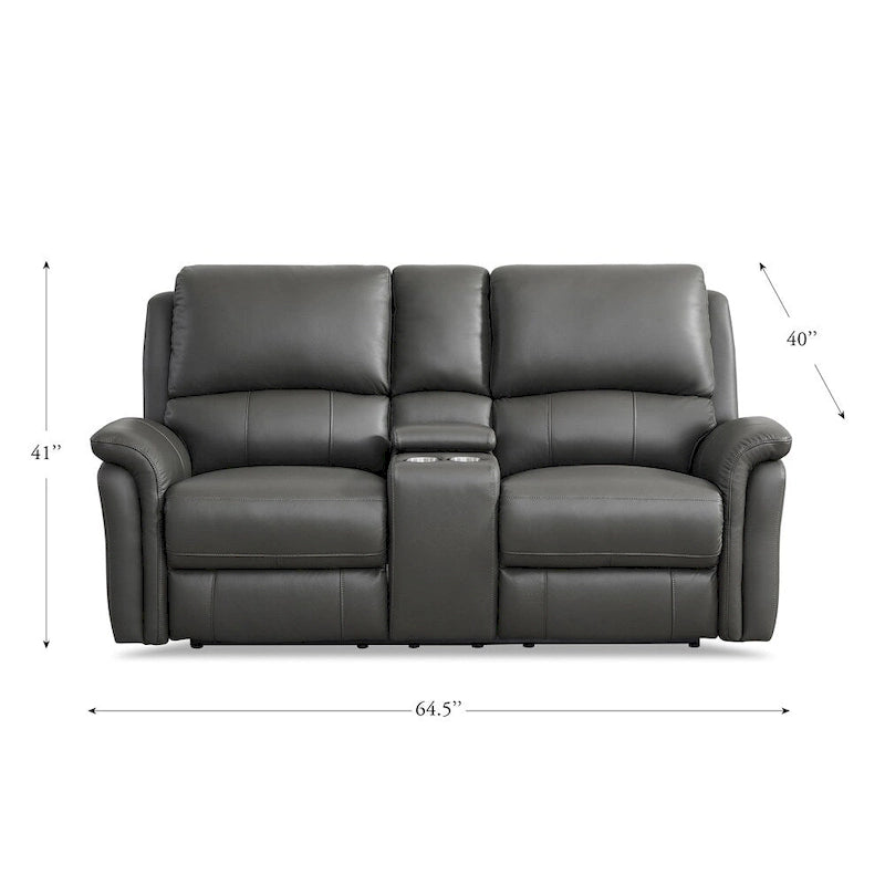 Zero Gravity Power Recline and Headrest Top Grain Leather Sofa, Loveseat and Recliner