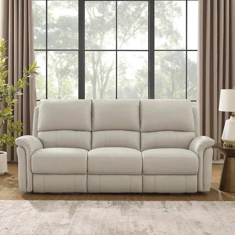 Zero Gravity Power Recline and Headrest Top Grain Leather Sofa, Loveseat and Recliner