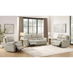 Zero Gravity Power Recline and Headrest Top Grain Leather Sofa, Loveseat and Recliner