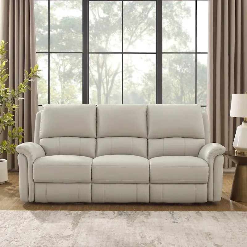 Zero Gravity Power Recline and Headrest Top Grain Leather Sofa, Loveseat and Recliner