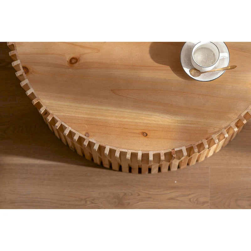 Retro Fashion Style Cylindrical Coffee Table