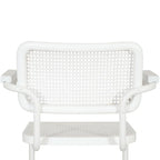 Marcel BreuerCane Cantilever Armchair Arm Chair w/ White Steel Frame (Various Wood & Cane Colors)
