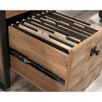 Desk Etched Oak