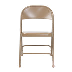 Metal Round-Backed Folding Chair, Pack of 4