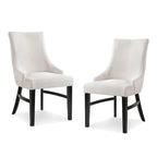 Farmhouse 5-Piece Black Wooden Dining Set