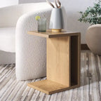 Wood C Table - 14Wx13Dx20H