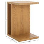 SAFAVIEH Couture Kassia Wood C Table - 14Wx13Dx20H