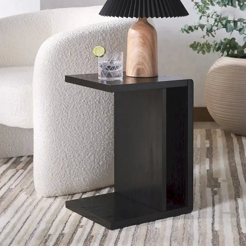 Wood C Table - 14Wx13Dx20H