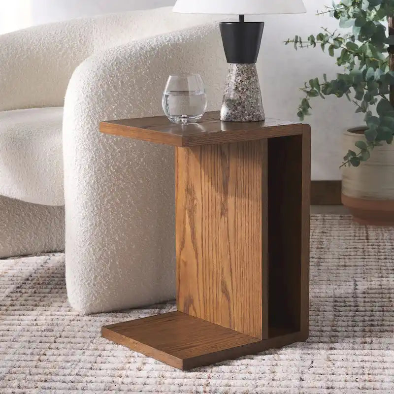 Wood C Table - 14Wx13Dx20H