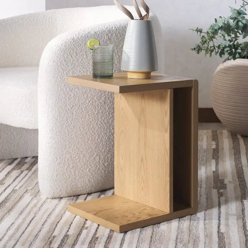 Wood C Table - 14Wx13Dx20H